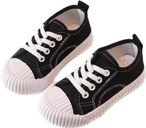 Stockpapa High Quality Hot Selling Junior Kids Canvas Shoes Liquidation