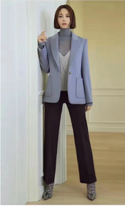 Stockpapa 4 color ladies casual blazer 