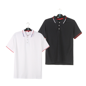 Stockpapa Apparel Stock Men's Color-blocked Neck Golf Shirts