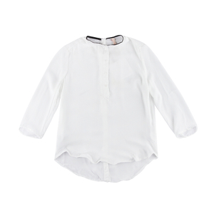 Stockpapa Bershka, Mga Babaeng Translucent Breathable Button na Murang White Shirts