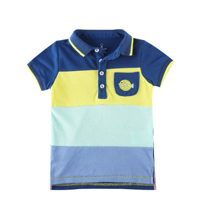 Mga Damit ng Bata Pang-itaas na Polo Tee ng Baby Boy's Short Sleeve 