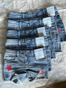 Cat & Gack Girl's Denim Shorts