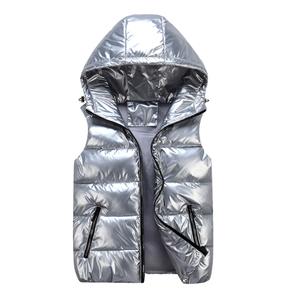 Kids Winter Down Hooded Vest