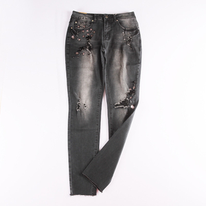 Mga Babaeng High Quality Cool Denim Skinny in Stock 