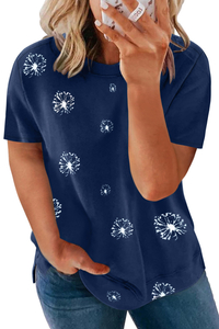 Women's plus size spandex print TEE