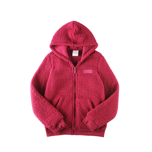 Juinor Girls Sherpa Coral Fleece Zip-up Hoodies