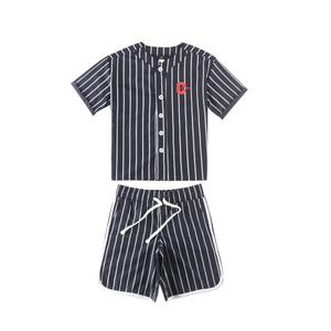 Stockpapa Wholeasle Juinor Kids 2 Pcs Striped Louge Sets sa Stock 