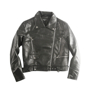 Pambabaeng Moto PU Bomber Jacket