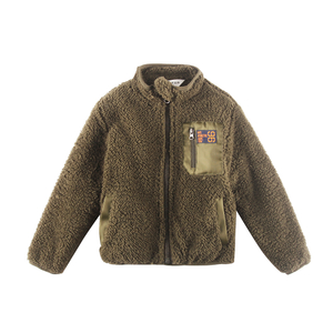 Kids Sherpa Jacket Darkgreen 