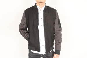 May Stock ng Men's 2 Color Bomber Jacket