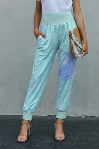 Stockpapa Tie-dye Pocket Casual Pants