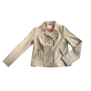 Women's Sueded Casual Cycle Bomber Jacket