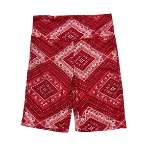  Ladies Print Yoga Shorts